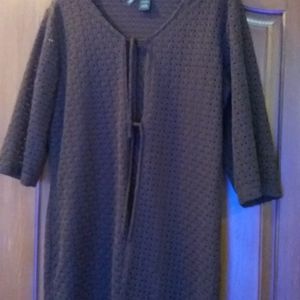 Lace Knit Cardigan sz XL by Anne Cole